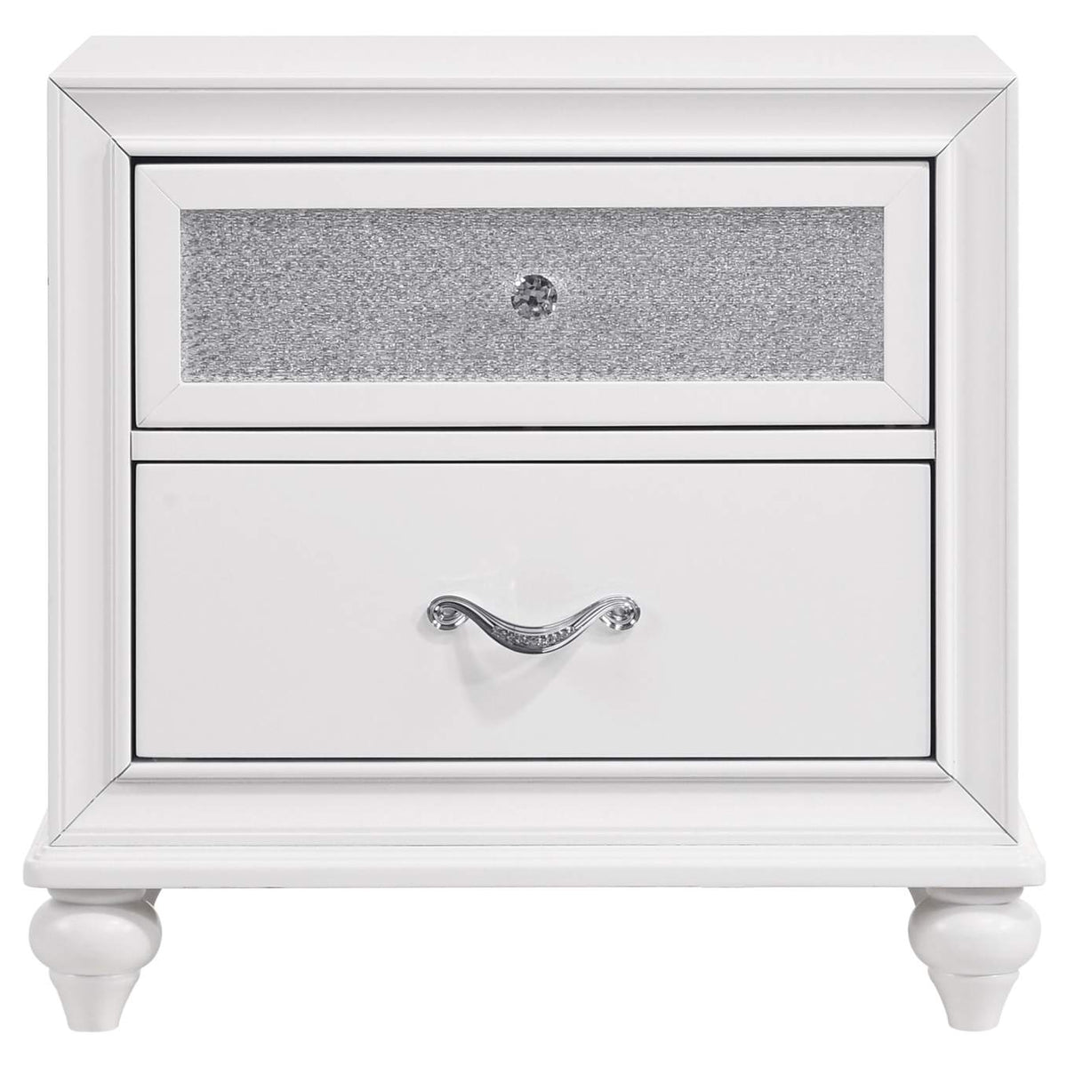 205892 Barzini 2-drawer Nightstand White
