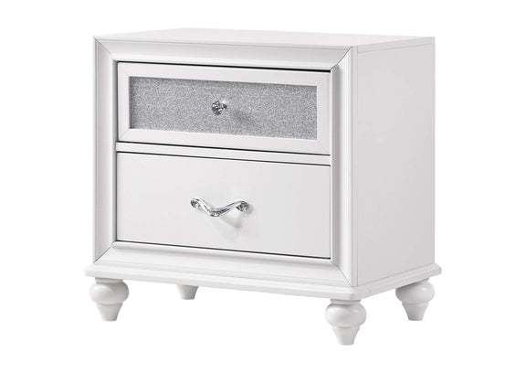 205892 Barzini 2-drawer Nightstand White