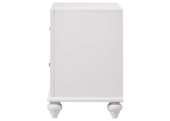 205892 Barzini 2-drawer Nightstand White