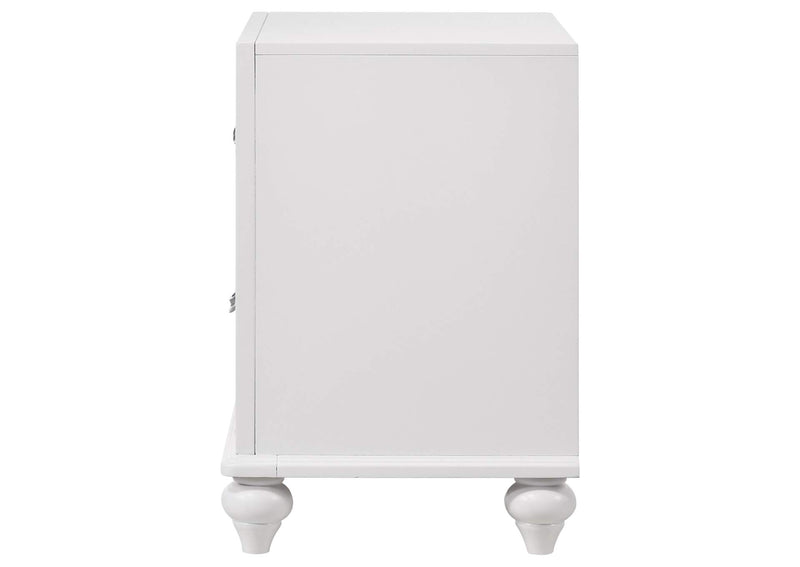 205892 Barzini 2-drawer Nightstand White