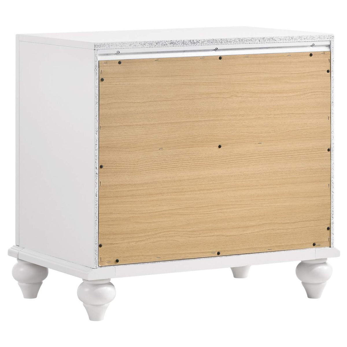 205892 Barzini 2-drawer Nightstand White