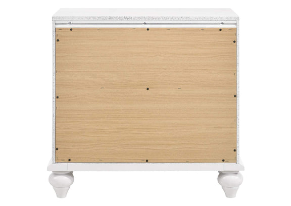 205892 Barzini 2-drawer Nightstand White