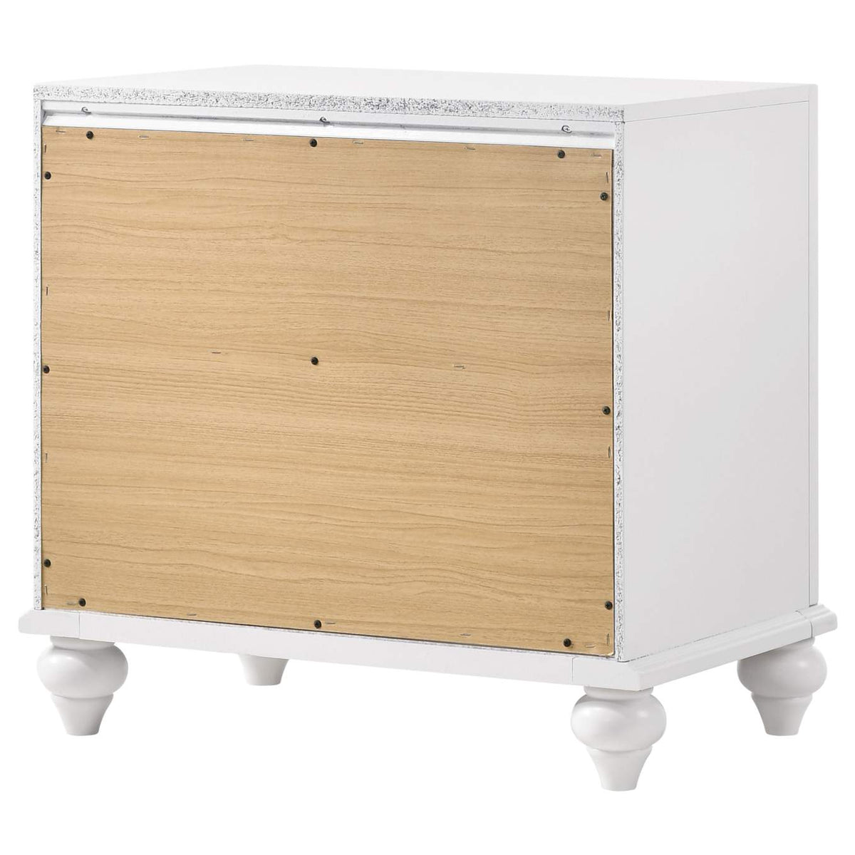 205892 Barzini 2-drawer Nightstand White