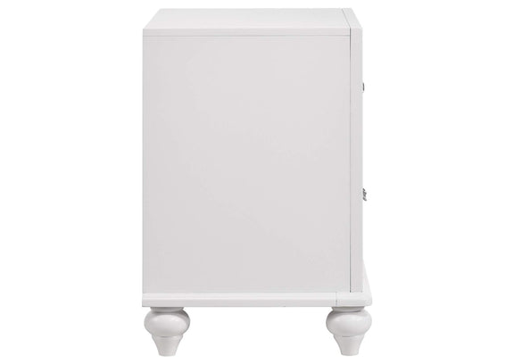 205892 Barzini 2-drawer Nightstand White