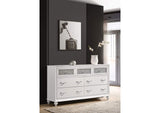 205893 Barzini 7-drawer Dresser White