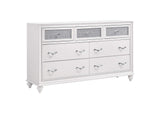 205893 Barzini 7-drawer Dresser White
