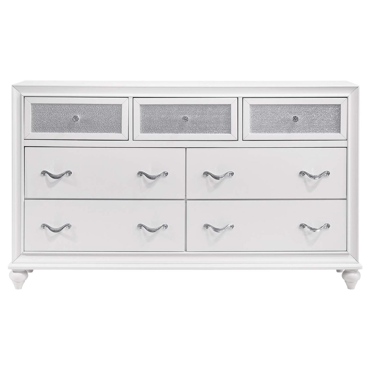 205893 Barzini 7-drawer Dresser White