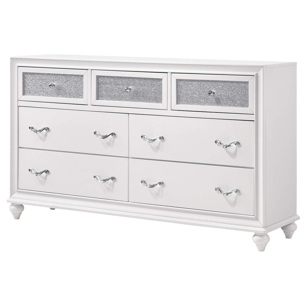 205893 Barzini 7-drawer Dresser White