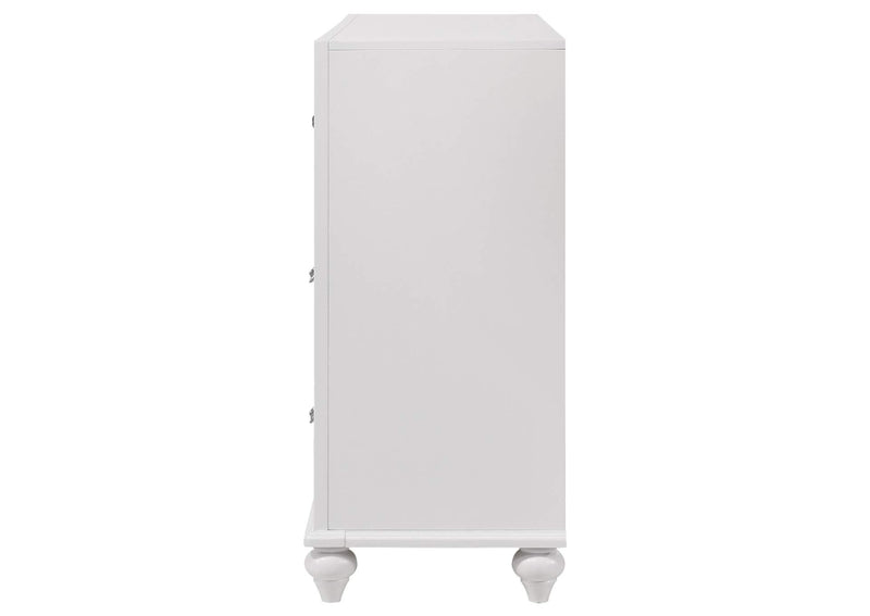 205893 Barzini 7-drawer Dresser White