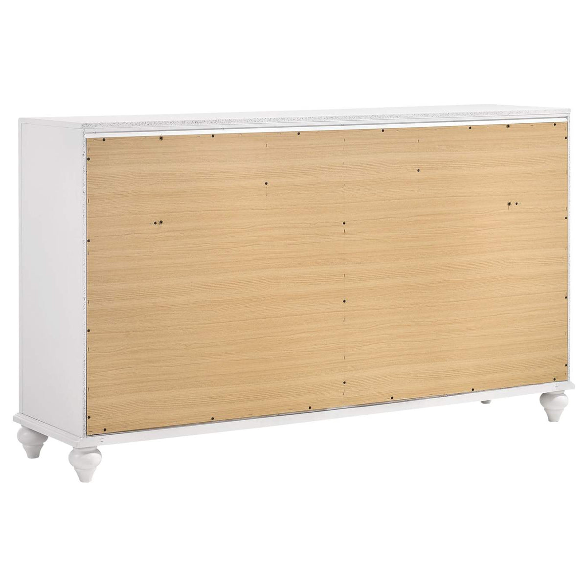 205893 Barzini 7-drawer Dresser White