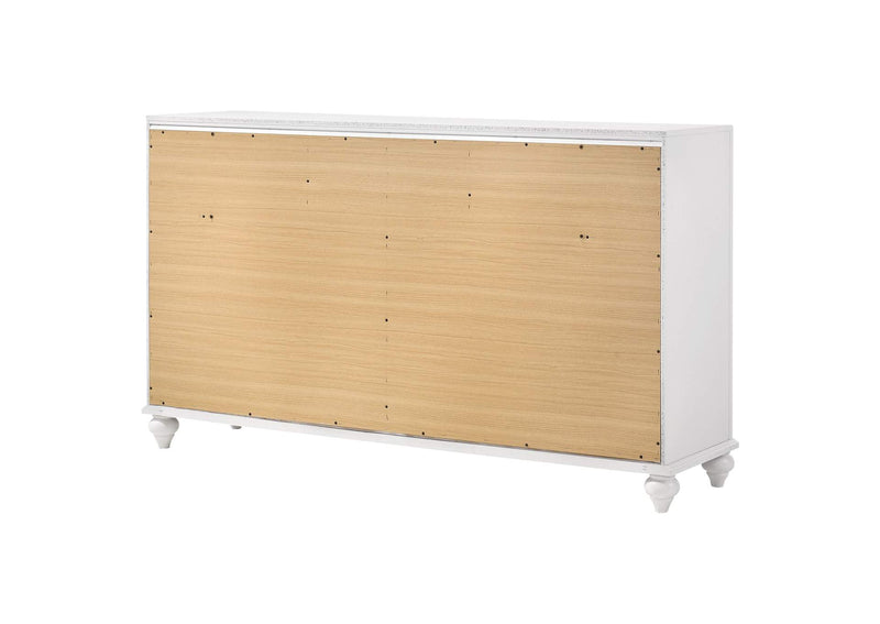 205893 Barzini 7-drawer Dresser White