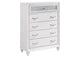 205895 Barzini 5-drawer Bedroom Chest White