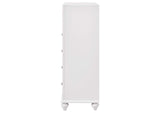 205895 Barzini 5-drawer Bedroom Chest White