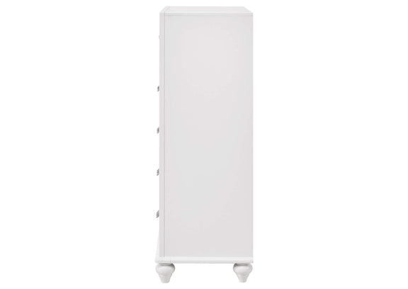 205895 Barzini 5-drawer Bedroom Chest White