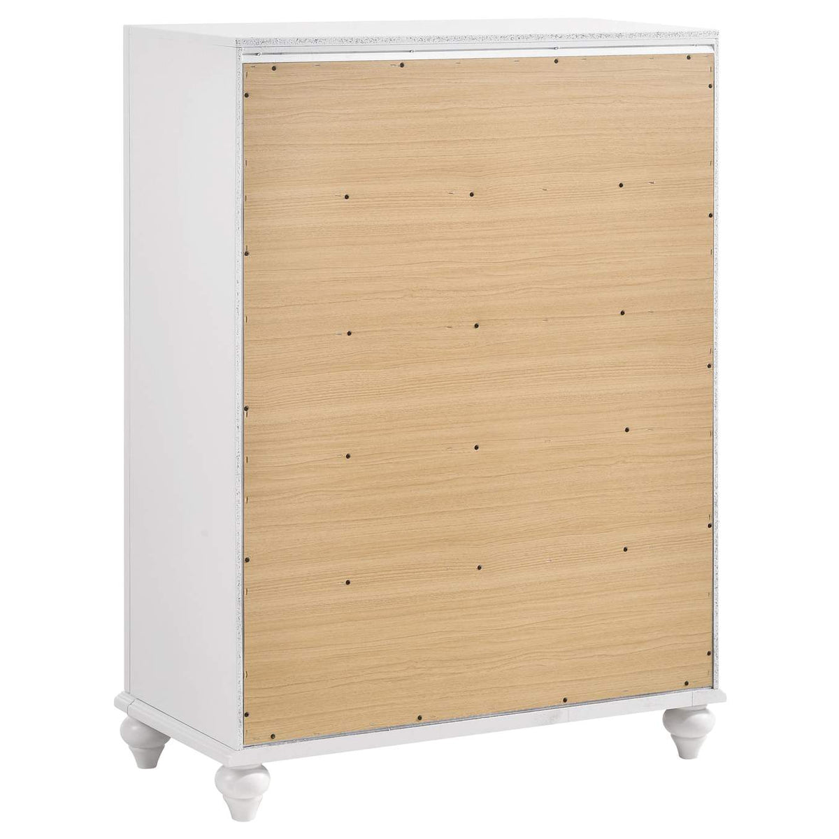 205895 Barzini 5-drawer Bedroom Chest White