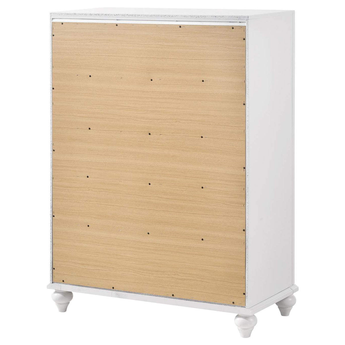 205895 Barzini 5-drawer Bedroom Chest White