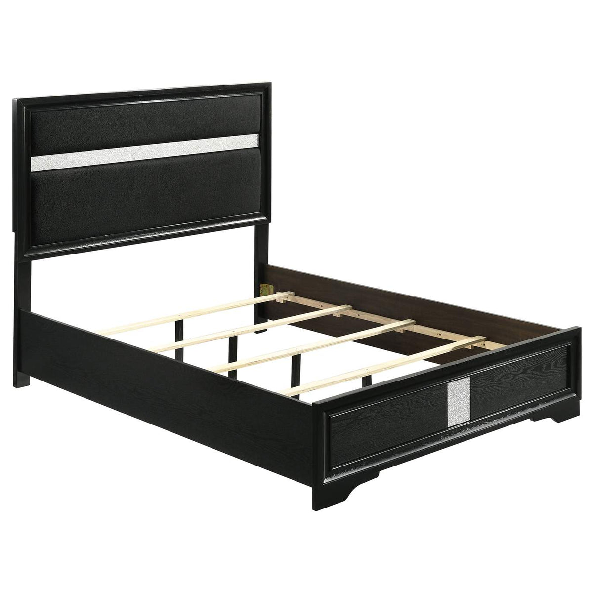 206360F-S5 Miranda 5-piece Full Bedroom Set Black