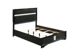 206360F-S5 Miranda 5-piece Full Bedroom Set Black