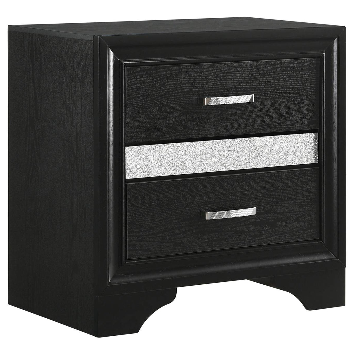 206360F-S5 Miranda 5-piece Full Bedroom Set Black