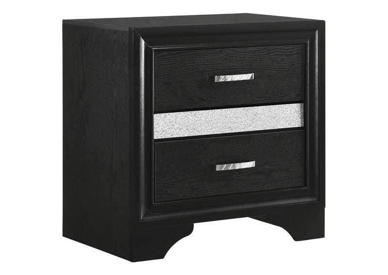 206360KE-S5 Miranda 5-piece Eastern King Bedroom Set Black