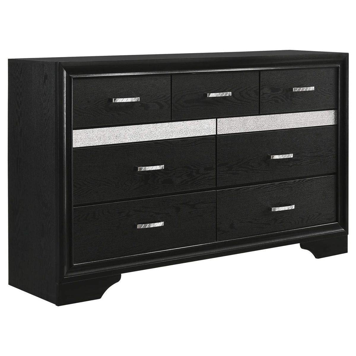 206360KW-S4 Miranda 4-piece California King Bedroom Set Black
