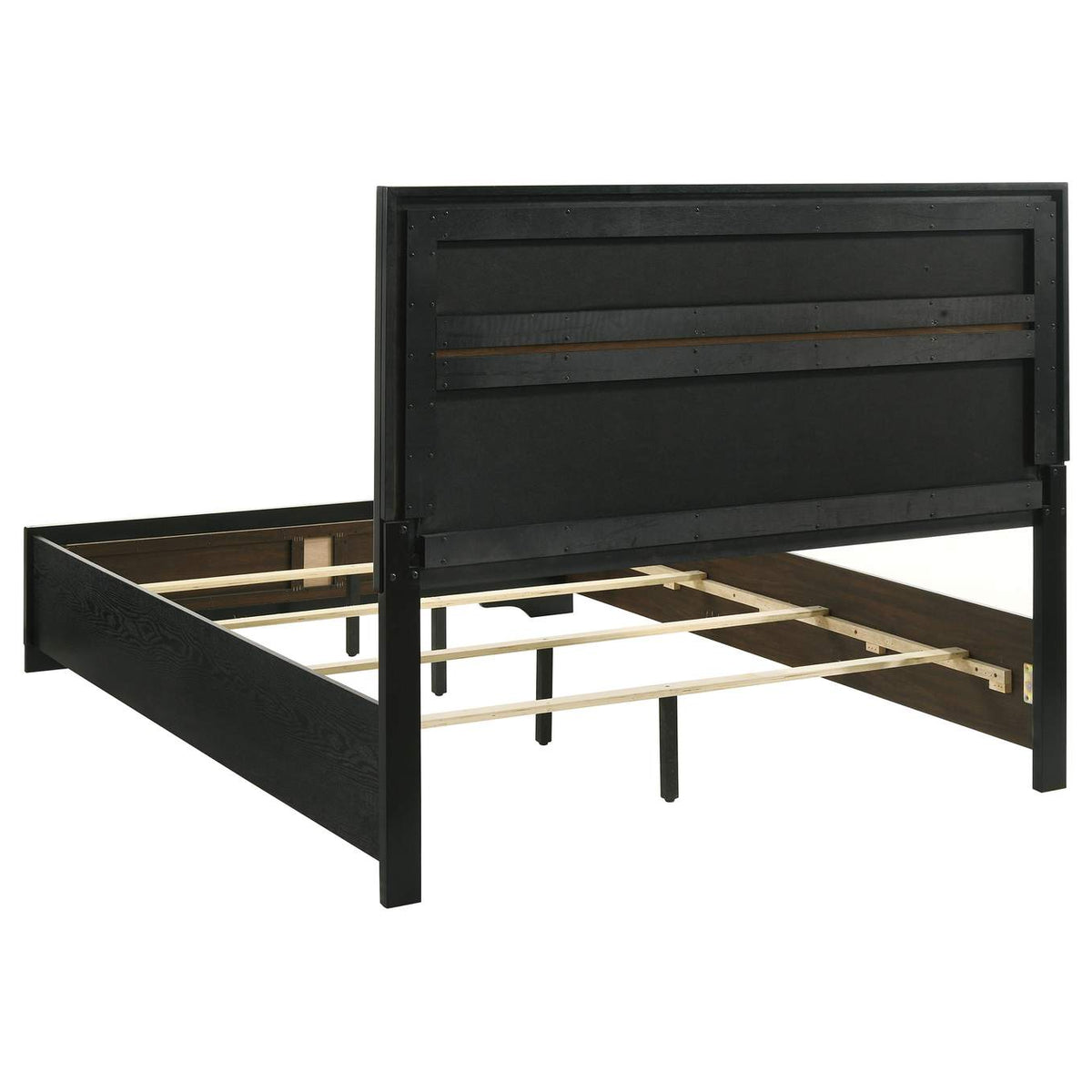 206360KW Miranda 54-inch Upholstered California King Panel Bed Black