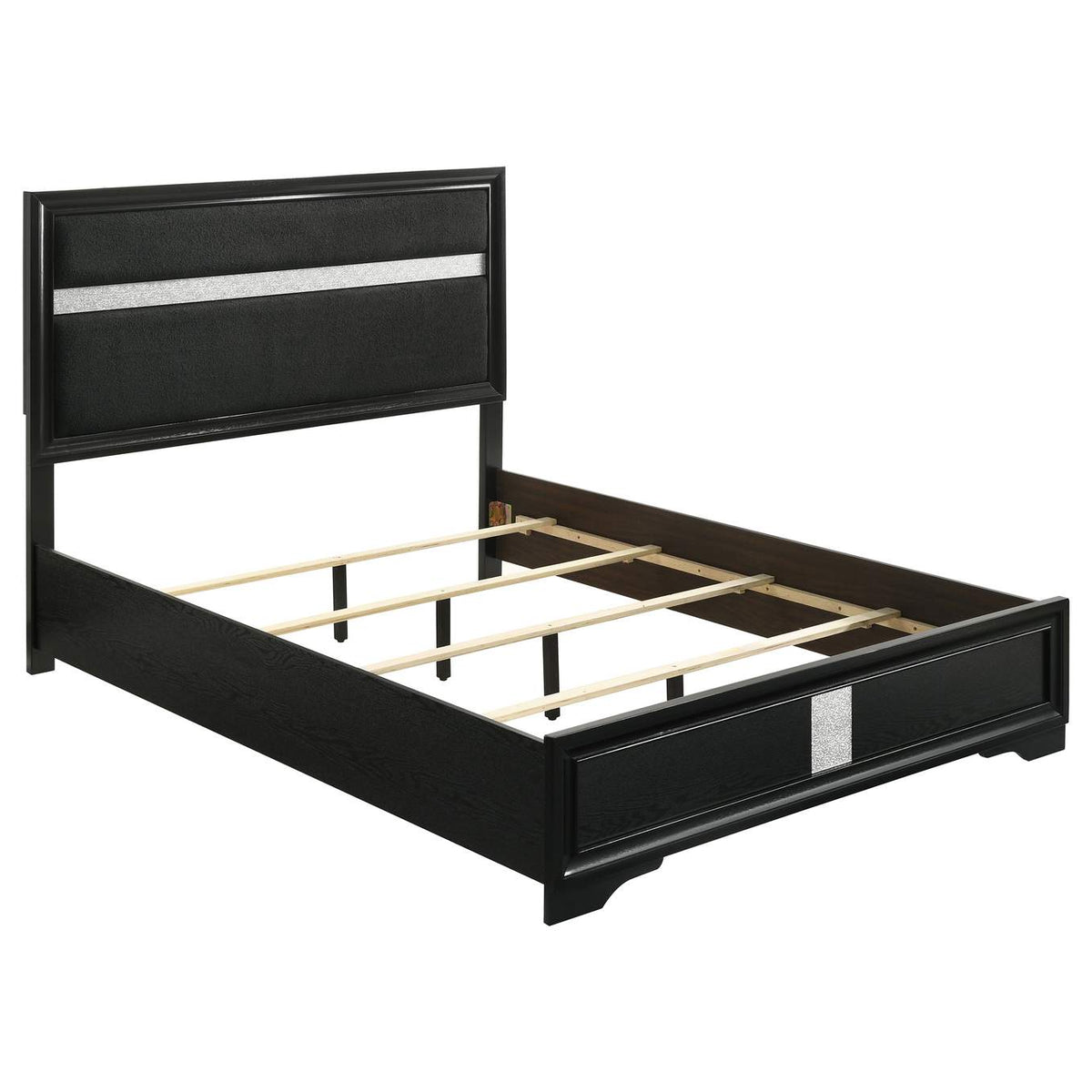 206360Q-S5 Miranda 5-piece Queen Bedroom Set Black