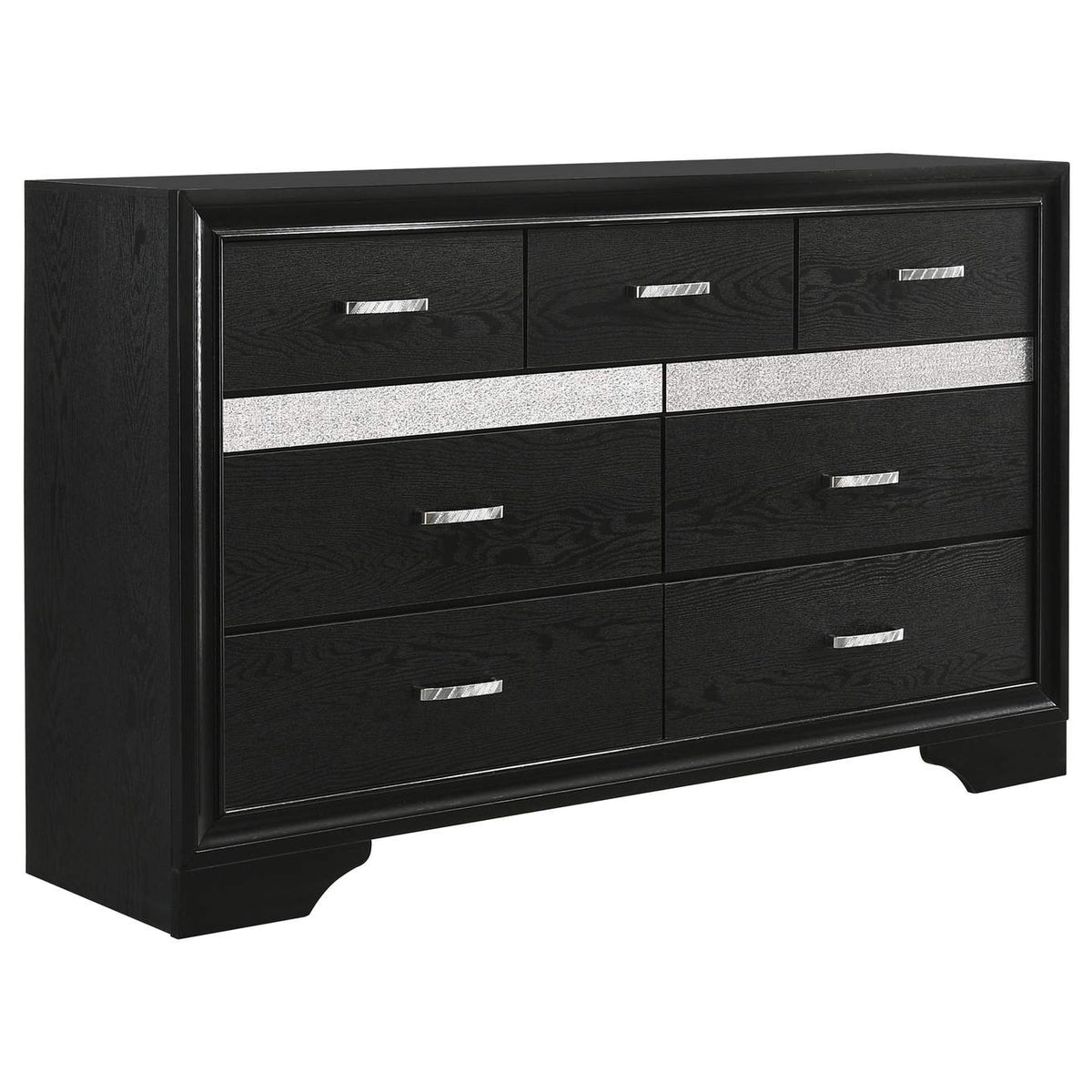 206360Q-S5 Miranda 5-piece Queen Bedroom Set Black