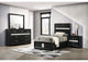 206360T-S4 Miranda 4-piece Twin Bedroom Set Black