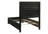 206360T Miranda 54-inch Upholstered Twin Panel Bed Black