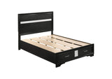 206361F-S4 Miranda 4-piece Full Bedroom Set Black