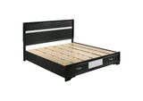 206361KE-S4 Miranda 4-piece Eastern King Bedroom Set Black