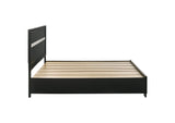 206361KE Miranda 51-inch Wood Eastern King Storage Panel Bed Black