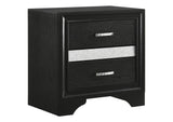 206361KW-S4 Miranda 4-piece California King Bedroom Set Black