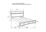 206361Q-S5 Miranda 5-piece Queen Bedroom Set Black