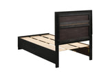 206361T-S4 Miranda 4-piece Twin Bedroom Set Black