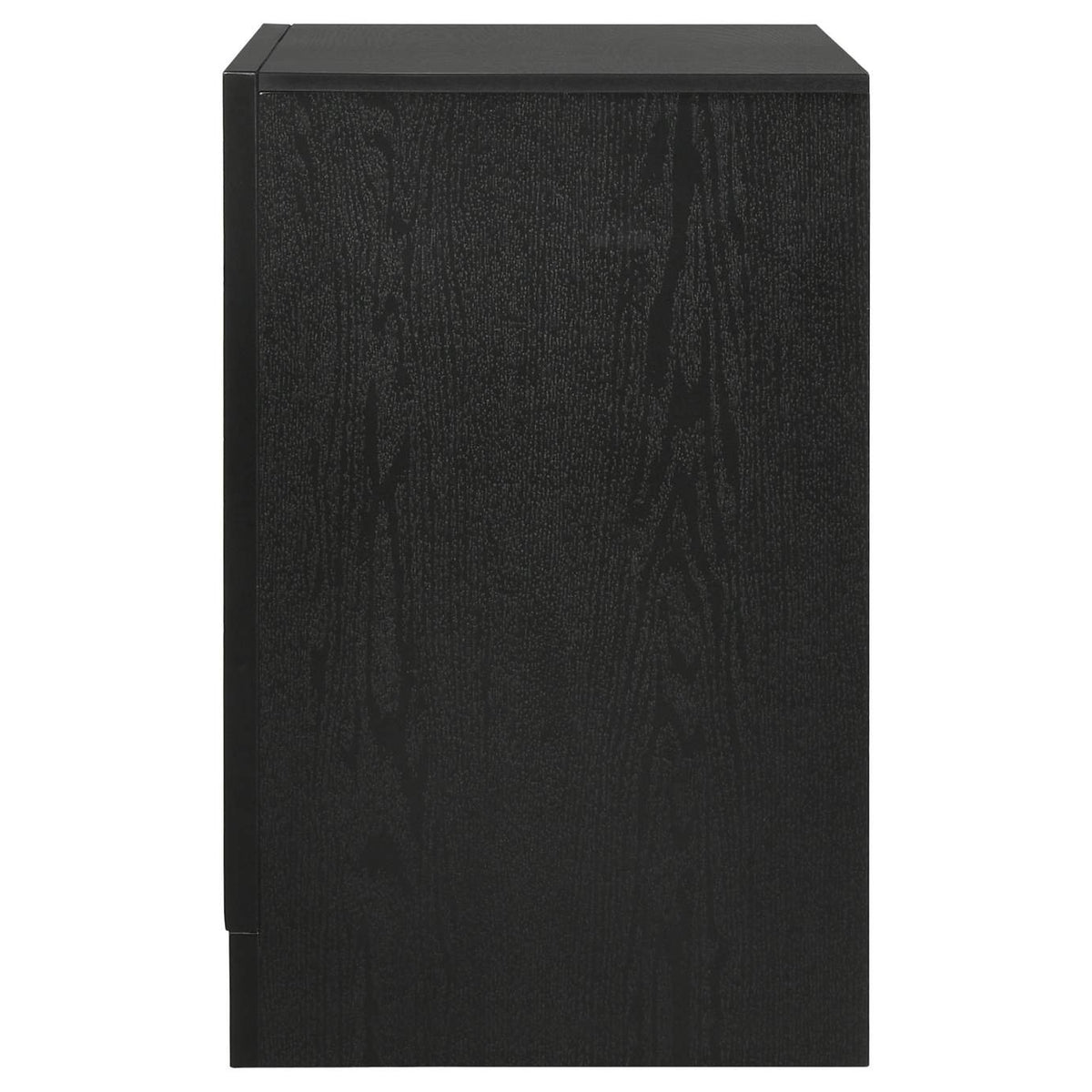 206362 Miranda 3-drawer Nightstand Bedside Table Black