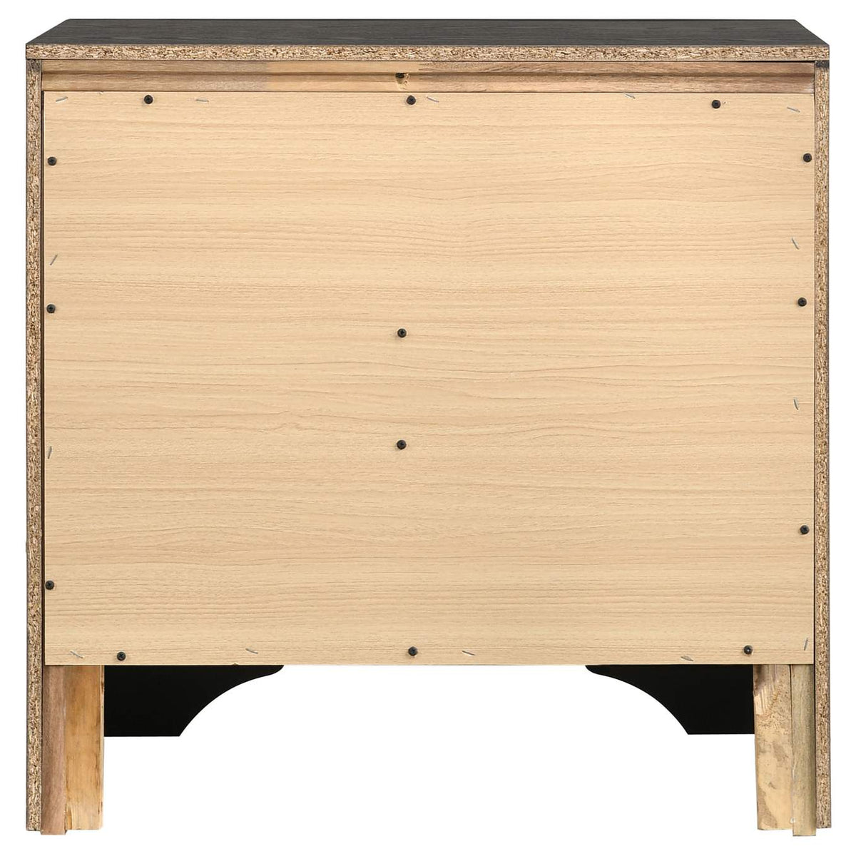 206362 Miranda 3-drawer Nightstand Bedside Table Black
