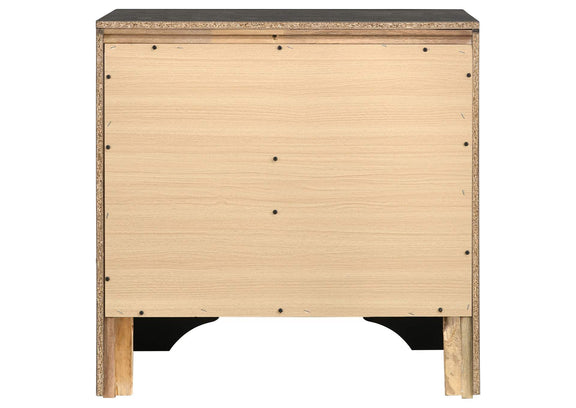 206362 Miranda 3-drawer Nightstand Bedside Table Black