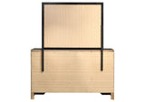206363M Miranda 7-drawer Dresser with Mirror Black