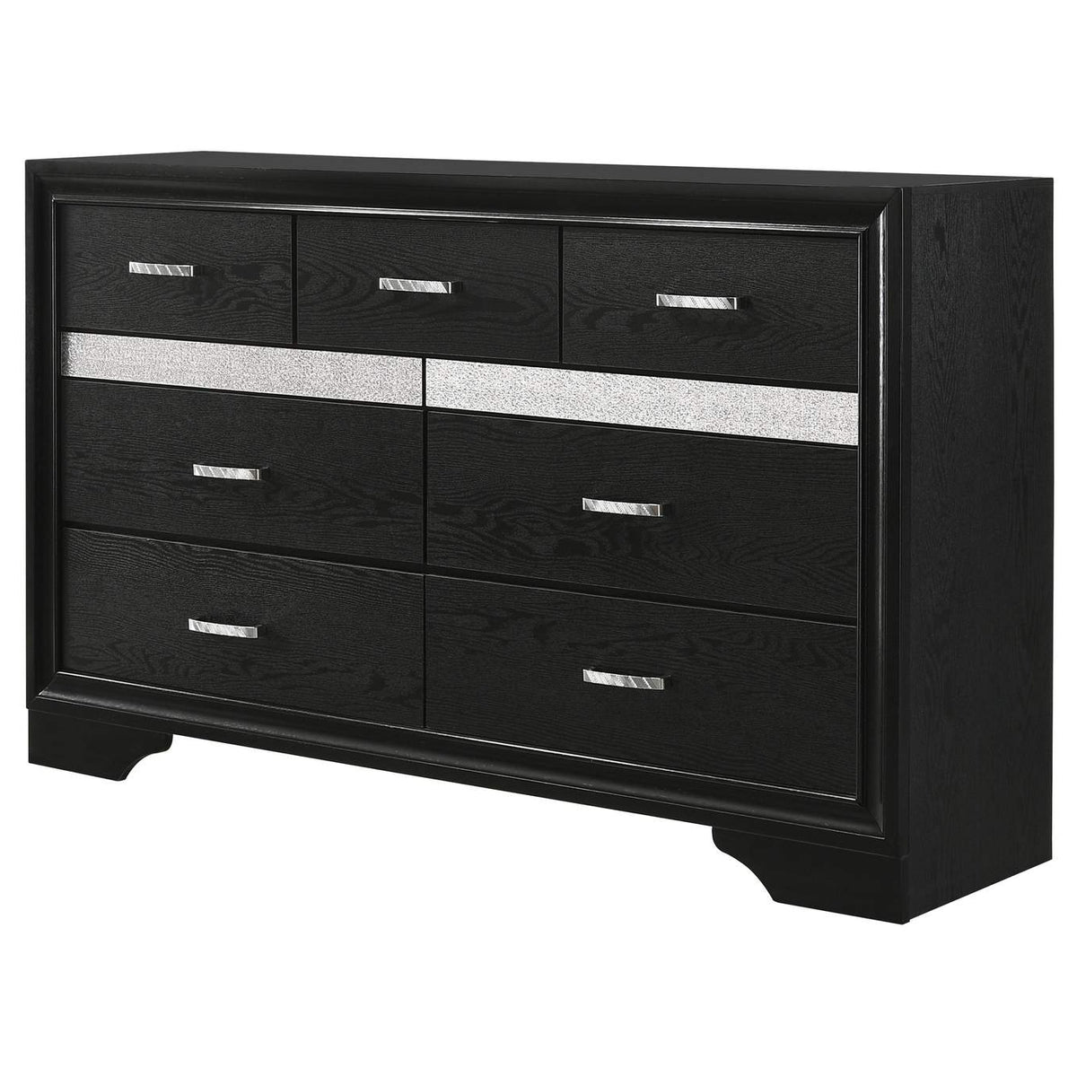 206363 Miranda 9-drawer Dresser Black
