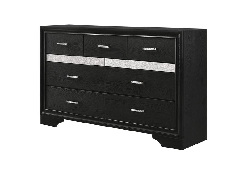 206363 Miranda 9-drawer Dresser Black