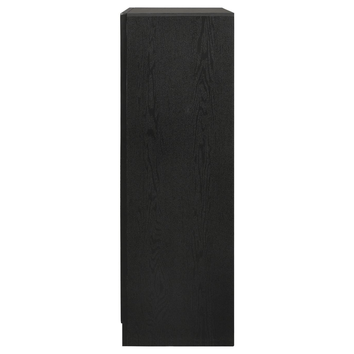 206365 Miranda 6-drawer Bedroom Chest Black