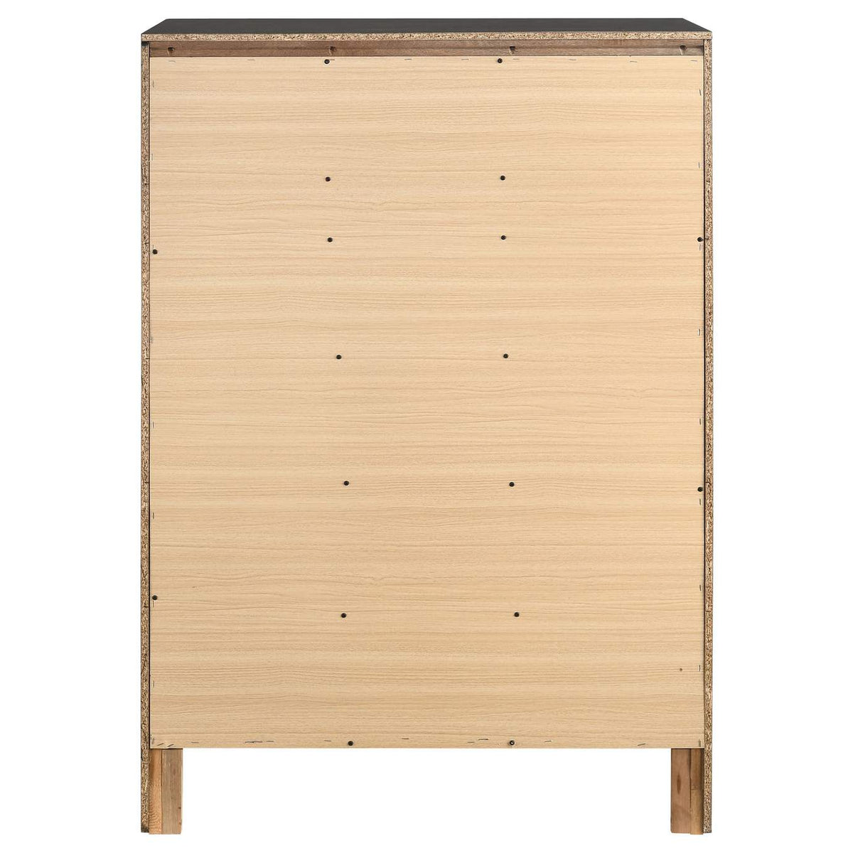 206365 Miranda 6-drawer Bedroom Chest Black