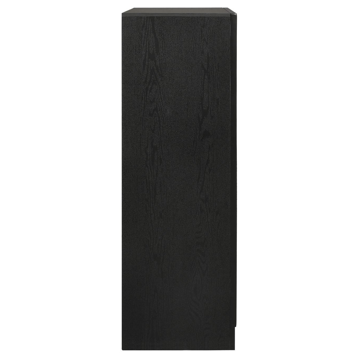 206365 Miranda 6-drawer Bedroom Chest Black