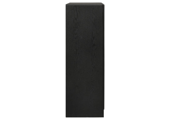 206365 Miranda 6-drawer Bedroom Chest Black