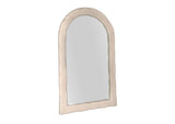 TOV-C18494 Kaia Cream Textured Floor Mirror