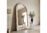 TOV-C18494 Kaia Cream Textured Floor Mirror