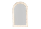 TOV-C18494 Kaia Cream Textured Floor Mirror