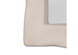 TOV-C18494 Kaia Cream Textured Floor Mirror
